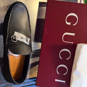Gucci men’s clove calf soft:1000 black 10+ (11.5 in us)